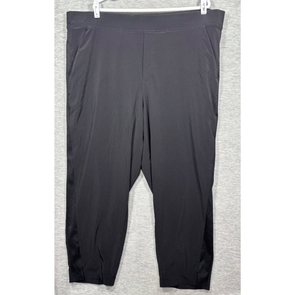 Athleta Womens Pants Sz 24 Black‎ Relaxed Fit Workout Activewear